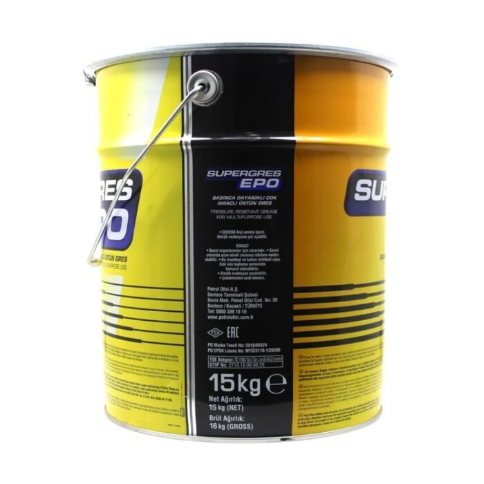 Petrol Ofisi Super Gres Ep 0 15 Kg Lityum Sabunlu Gres - Görsel 2