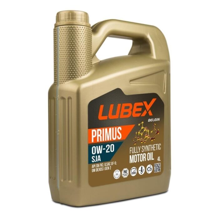 Lubex Primus SJA 0W20 4 Lt Tam Sentetik Motor Yağı - Görsel 1