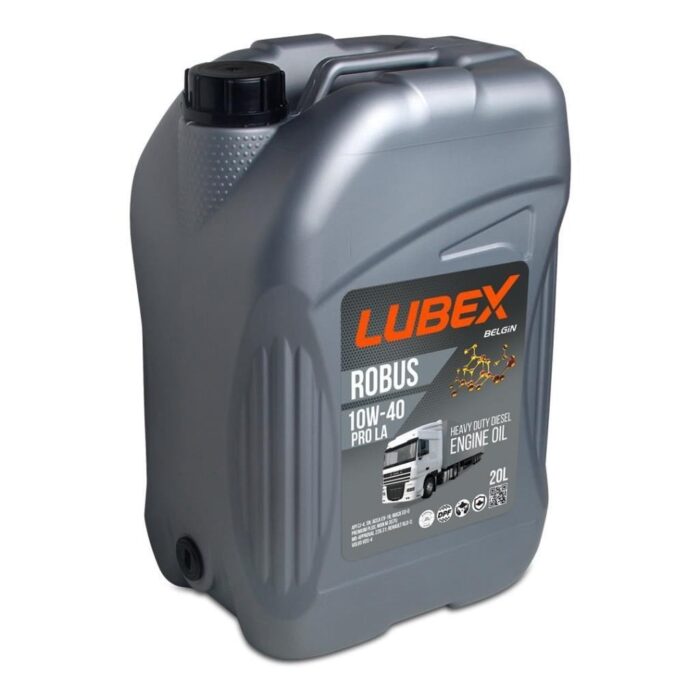Lubex Robus Pro LA 10W40 20 Lt Tam Sentetik Partiküllü Motor Yağı - Görsel 1