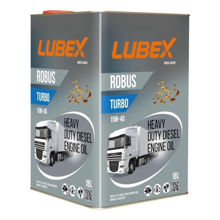 image_1080-92.jpg Lubex Robus Turbo 15W40 18 Lt Mineral Motor Yağı - Görsel 1