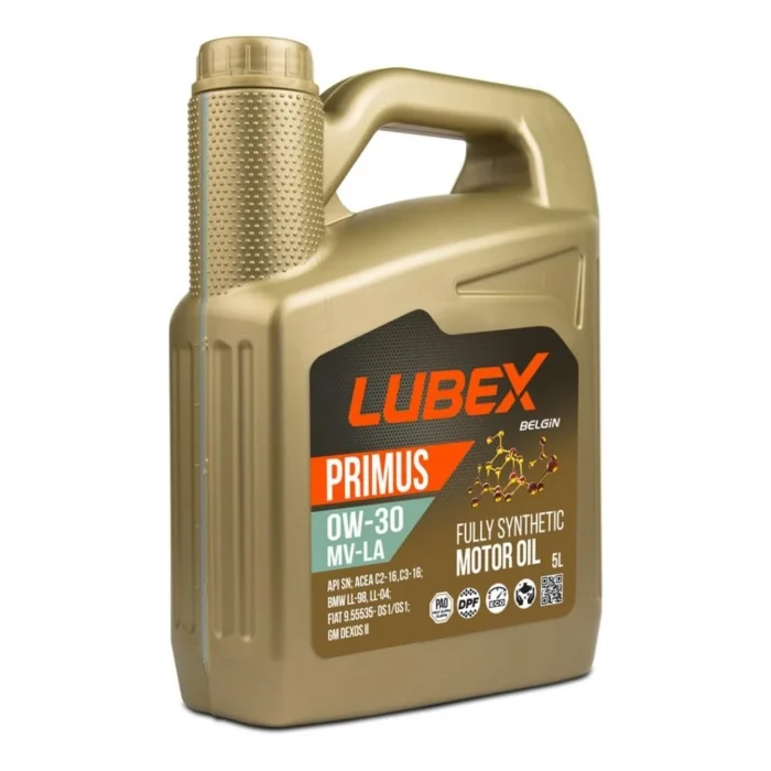 Lubex Primus MV-LA 0W30 5 Lt Tam Sentetik Motor Yağı - Görsel 1