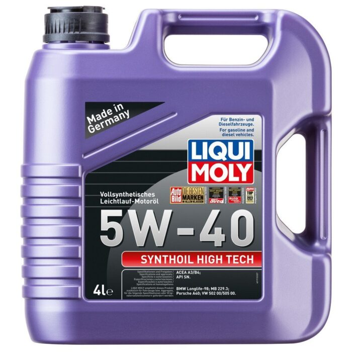 liqui-moly-synthoil-high-tech-5w40.jpg Liqui Moly Synthoil High Tech 5W40 4 Lt Motor Yağı (2194) - Görsel 1