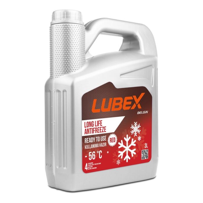 lubex-antifriz-kirmizi-readytouse-3lt.jpg Lubex Long Life Kırmızı Antifriz 3 Lt -56 Derece - Görsel 1