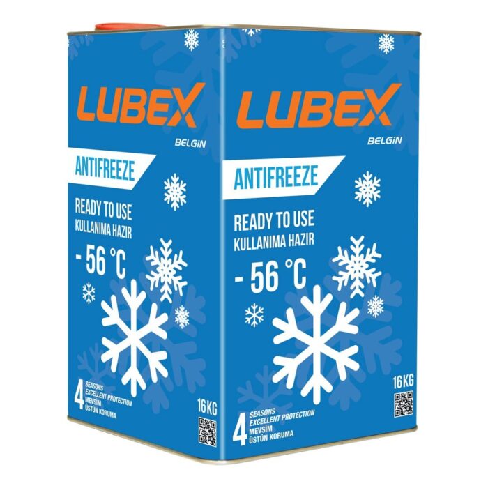 lubex-antifriz-readytouse-56-16kg.jpg Lubex Mavi Antifriz 16 Kg Kullanıma Hazır -56 Derece - Görsel 1