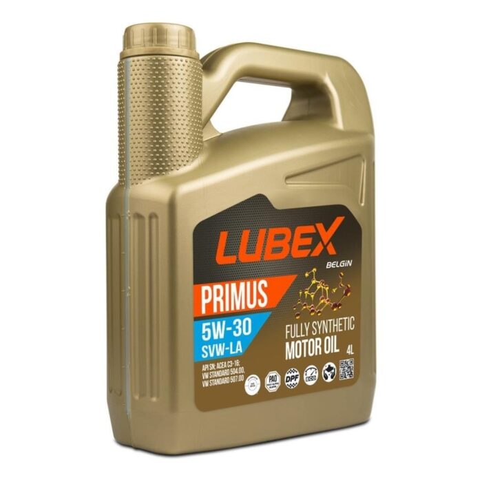 Lubex Primus SVW-LA 5W30 4 Lt Tam Sentetik Motor Yağı - Görsel 1