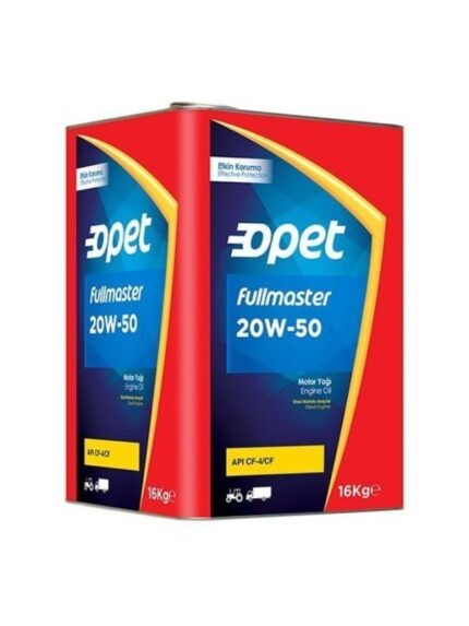 Opet Fullmaster 20W-50 - 16 Kg Motor Yağı