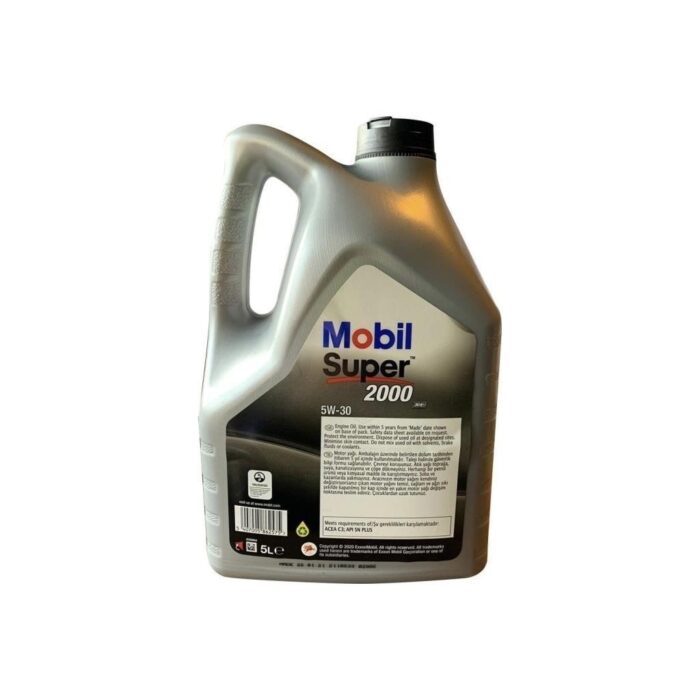 Mobil Super 2000 XE C3 5W30 5 Lt Partiküllü Motor Yağı - Görsel 2