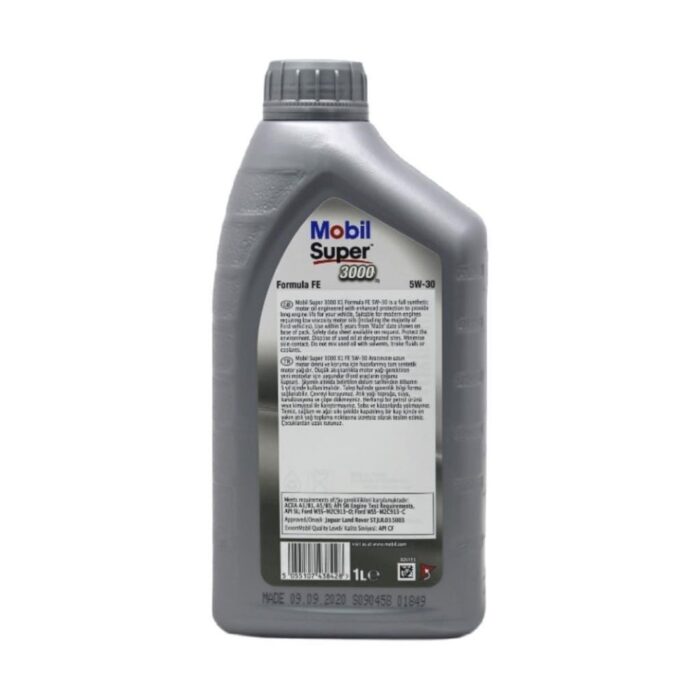 Mobil Super 3000 Formula FE 5W30 1 Lt Tam Sentetik Motor Yağı - Görsel 4