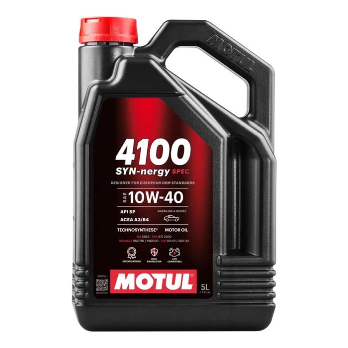 Motul 4100 SYN-nergy Spec 10W40 5 Lt Motor Yağı - Görsel 1