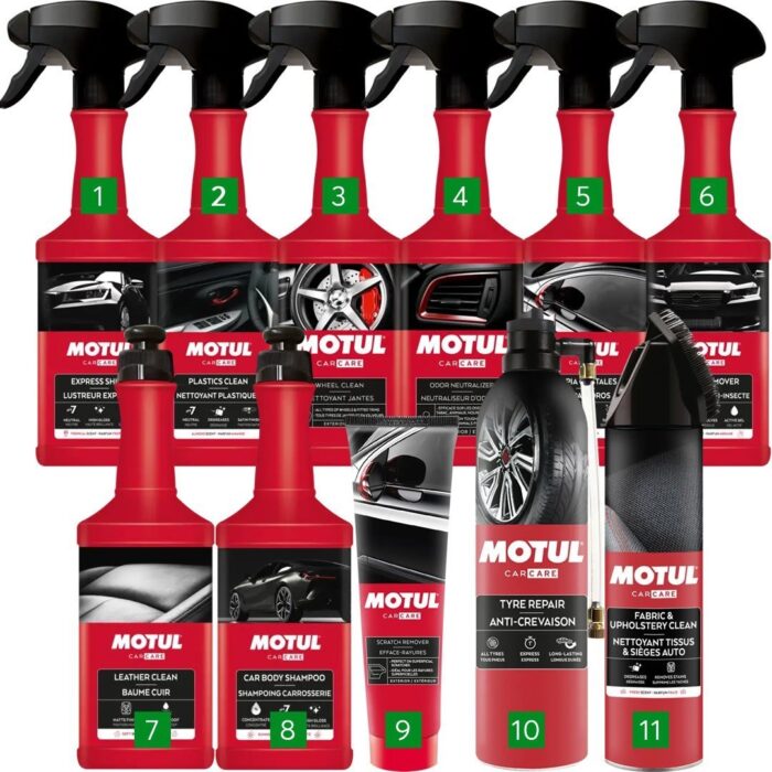motul-premium-oto-bakim-ve-temizlik-tam-kapsamli-set.jpg Motul Tam Kapsamlı Oto Bakım ve Temizlik Seti (11 Parça) - Görsel 1