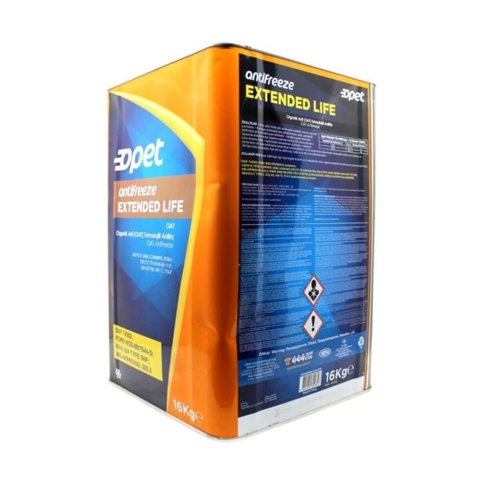 Opet Antifriz Extended Life 16 Kg Turuncu Antifiriz - Görsel 2