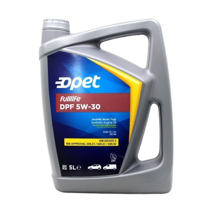 Opet Fulllife DPF 5W30 5 Lt Tam Sentetik Motor Yağı - Görsel 1