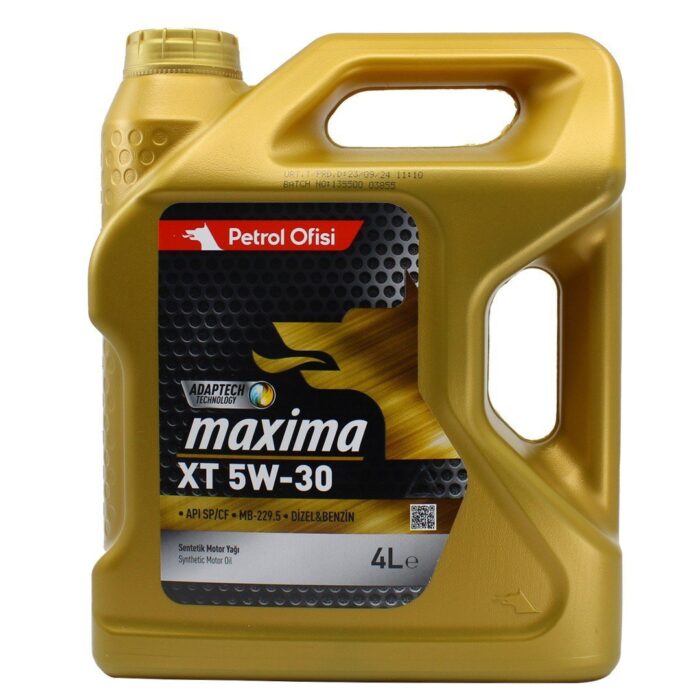Petrol Ofisi Maxima XT 5W30 4 Lt Tam Sentetik Motor Yağı - Görsel 1