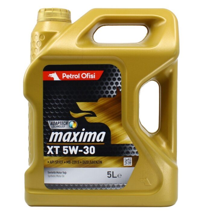 Petrol Ofisi Maxima XT 5W30 5 Lt Tam Sentetik Motor Yağı - Görsel 1