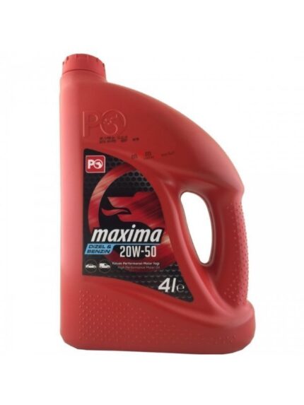 Petrol Ofisi Maxima 20W-50 4 Litre Motor Yağı
