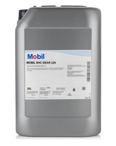 Mobil SHC Gear 220 20 Lt Sentetik Endüstriyel Dişli Yağı