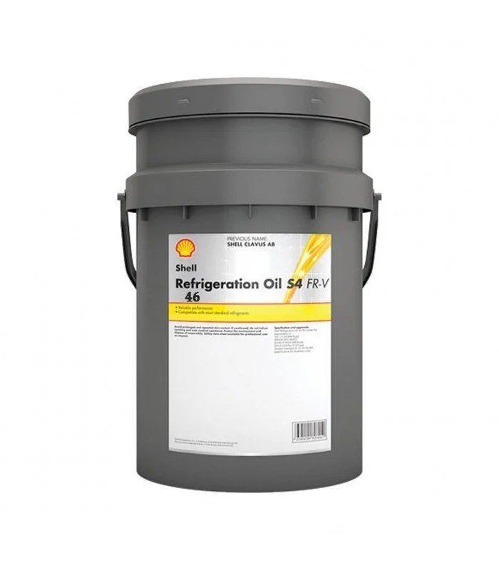 shell-refrigeration-oil-s4-fr-v-46-20-litre.jpg Shell Refrigeration Oil S4 FR-V 46 20 Lt Kompresör Yağı - Görsel 1
