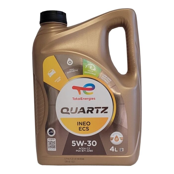 Total Quartz Ineo Ecs 5W30 Motor Yağı 4 Lt Partiküllü - Görsel 1