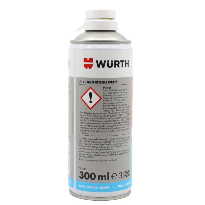Würth Klima Temizleme Spreyi 300 Ml - Görsel 2