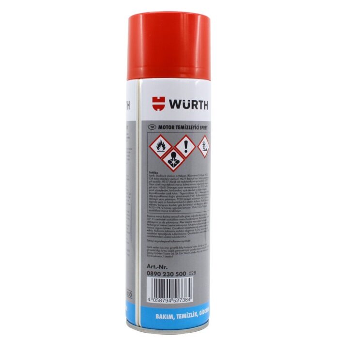 Würth Motor Temizleme Sprey 500 Ml - Görsel 2
