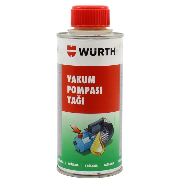 Würth Vakum Pompası Yağı 250 ML - Contaları Aşındırmaz - Görsel 1
