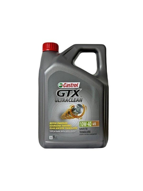 yeni-gtx-10w40-1-600x800-1.jpg Castrol GTX Ultraclean 10W-40 A3/B4 4 Litre Motor Yağı 2024 Fırsat - Görsel 1
