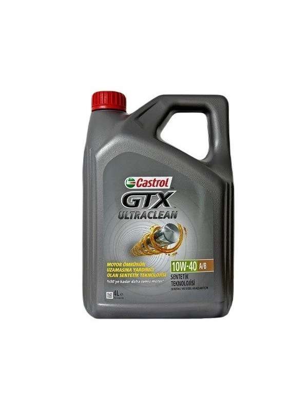 yeni-gtx-10w40-1-600x800-2.jpg Castrol GTX Ultraclean 10W-40 A3/B4 4 Litre Motor Yağı 2024 Üretim - Görsel 1