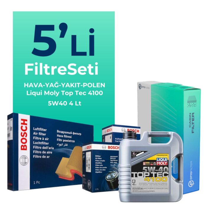 bosch-fiat-idea-1-3-dizel-filtre-bakim-seti-liqui-moly-motor-yagli-2004-2010-5-li-122106 BOSCH Fiat Idea 1.3 Dizel Filtre Bakım Seti Liqui Moly Motor Yağlı (2004-2010) 5 Li - Görsel 1