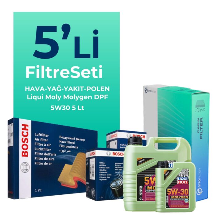 bosch-hyundai-accent-blue-1-6-dizel-filtre-bakim-seti-liqui-moly-motor-yagli-2011-2019-5-li-124295 Bosch Hyundai Accent Blue 1.6 Dizel Filtre Bakım Seti Liqui Moly Motor Yağlı (2011-2019) 5 Li - Görsel 1