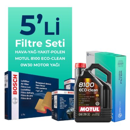 BOSCH Opel Grandland 1.6 Dizel Filtre Bakım Seti Motul Motor Yağlı (2017-2024) 5 Li