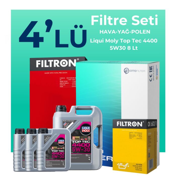 filtron-renault-master-2-3-dizel-filtre-bakim-seti-liqui-moly-motor-yagli-2011-2021-4-lu-126384 Filtron Renault Master 2.3 Dizel Filtre Bakım Seti Liqui Moly Motor Yağlı (2011-2021) 4 Lü - Görsel 1