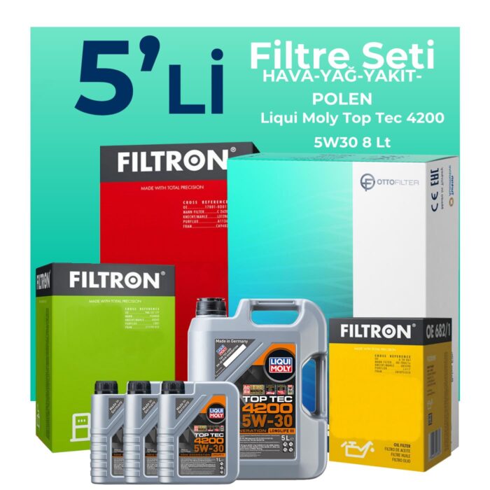 filtron-toyota-hilux-2-4-filtre-bakim-seti-liqui-moly-motor-yagli-2015-2024-5-li-126424 Filtron Toyota Hilux 2.4 Filtre Bakım Seti Liqui Moly Motor Yağlı (2015-2024) 5 Li - Görsel 1