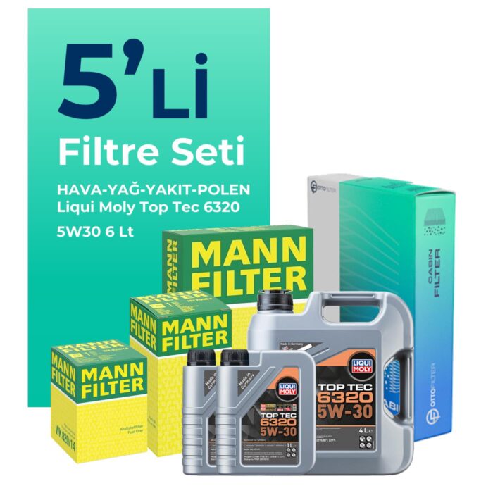 mann-peugeot-expert-1-5-dizel-filtre-bakim-seti-liqui-moly-motor-yagli-2017-2025-5-li-122647 MANN Peugeot Expert 1.5 Dizel Filtre Bakım Seti Liqui Moly Motor Yağlı (2017-2025) 5 Li - Görsel 1
