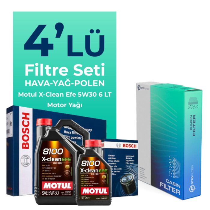 mann-renault-austral-1-3-hybrid-filtre-bakim-seti-motul-motor-yagli-2022-2025-4-lu-109978 MANN Renault Austral 1.3 Hybrid Filtre Bakım Seti Motul Motor Yağlı (2022-2025) 4 Lü - Görsel 1