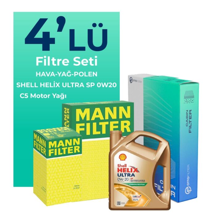 mann-suzuki-vitara-1-4-hybrid-filtre-bakim-seti-shell-motor-yagli-2019-2024-4-lu-104668 MANN Suzuki Vitara 1.4 Hybrid Filtre Bakım Seti Shell Motor Yağlı (2019-2024) 4 Lü - Görsel 1