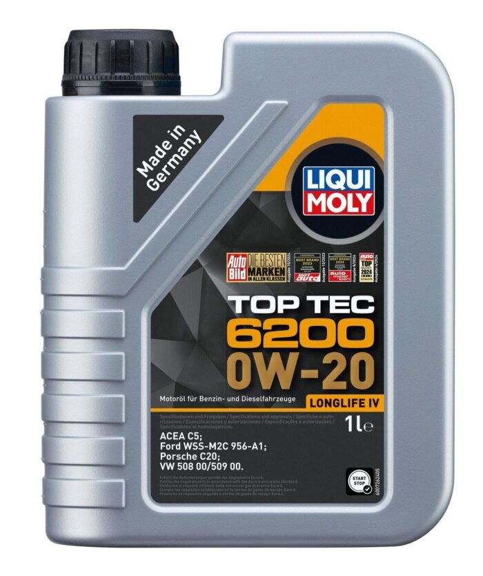 0w2020787liqui-moly-0w20-motor-yagi-to-dce25 Liqui Moly Top Tec 6200 0W-20 - 1 Litre (20787) - Görsel 1