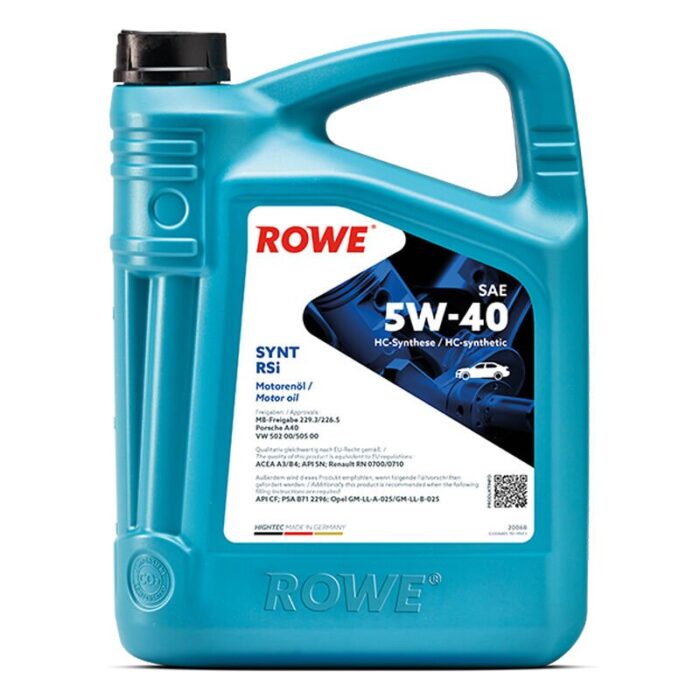 264235998 ROWE HIGHTEC SYNT RSI 5W-40 - 5 Litre Motor Yağı - Görsel 1