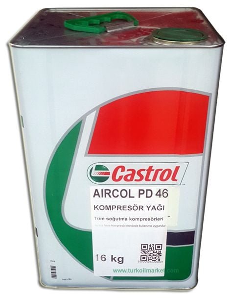 46 Castrol Aircol CM 46 - 16 kg Kompresör Yağı - Görsel 1