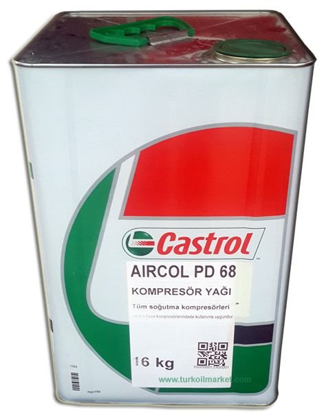 68 Castrol Aircol CM 68 - 16 kg Kompresör Yağı - Görsel 1