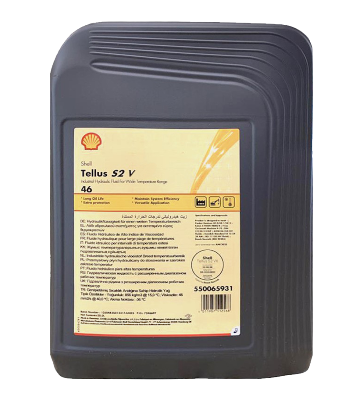 Shell Tellus S2 V 46 - 20 Litre Hidrolik Yağı - Görsel 4