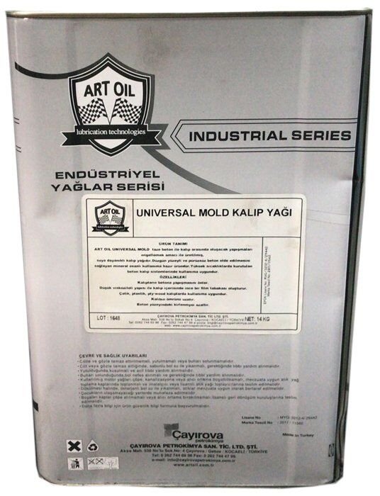 artoil-universal-mold-kalip-yagi-14-kg-88171 Artoil Universal Mold Kalıp Yağı - 14 Kg - Görsel 1