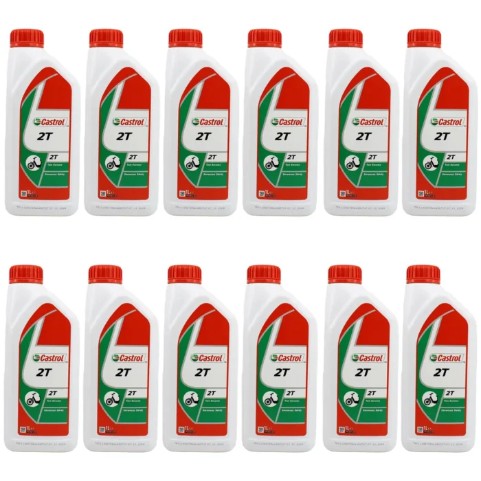 Castrol 2T 1 Lt 2 Zamanlı Motor Yağı (12 Adet) - Görsel 1
