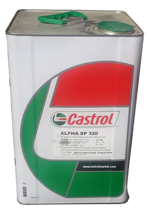 castrol-alpha-sp-320-16-kg-52062 Castrol Alpha SP 320 - 16 kg Şanzıman Yağı - Görsel 1
