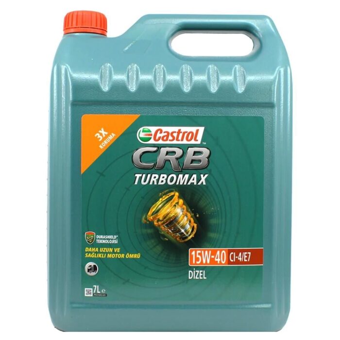 Castrol CRB Turbomax 15W-40 - 7 Litre Motor Yağı - Görsel 1