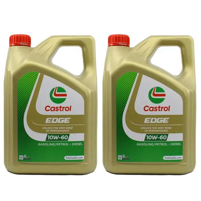 Castrol Edge 10W60 4 Lt Tam Sentetik Motor Yağı (2 Adet) - Görsel 1