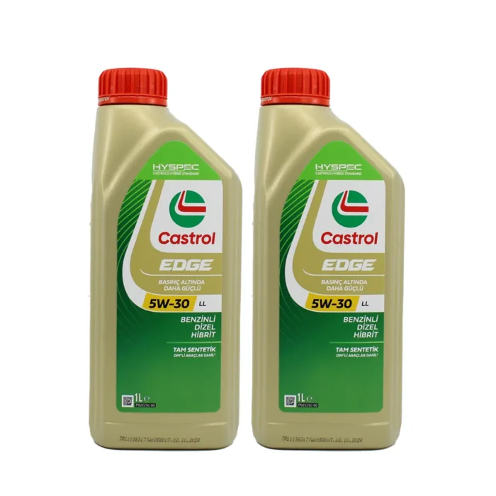 Castrol Edge 5W30 LL 1 Lt Tam Sentetik Partiküllü Motor Yağı (2 Adet) - Görsel 1
