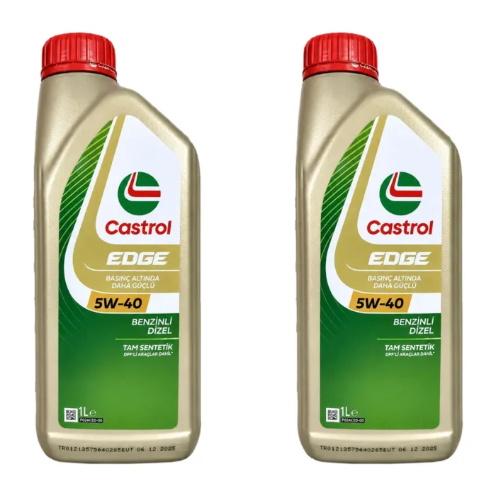 Castrol Edge 5W40 1 Lt Tam Sentetik Motor Yağı (2 Adet) - Görsel 1