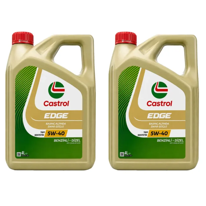 Castrol Edge 5W40 4 Lt Tam Sentetik Motor Yağı (2 Adet) - Görsel 1