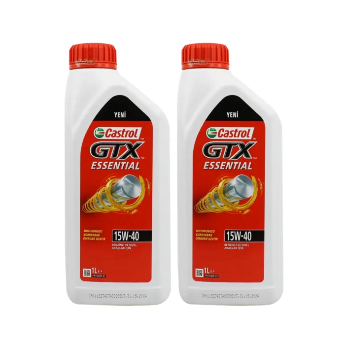 Castrol GTX Essential 15W40 1 Lt Motor Yağı (2 Adet) - Görsel 1