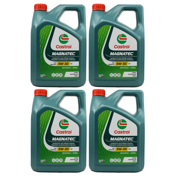 Castrol Magnatec 5W30 A5 4 Lt Tam Sentetik Motor Yağı (4 Adet) - Görsel 1